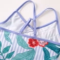 thumbnail image 5 of GYRATEDREAM Girls Ruffles 1-Piece Swimsuit Strap Adjust Summer Floral Swimwear for 4-12 Years Kid, 5 of 10