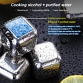 thumbnail image 3 of Bearachild Pub Nightclub Enfriamiento de vino Piedras de enfriamiento Jugo Cubos de hielo de acero inoxidable con caja de almacenamiento Enfriador Barra de herramientas, 3 of 6
