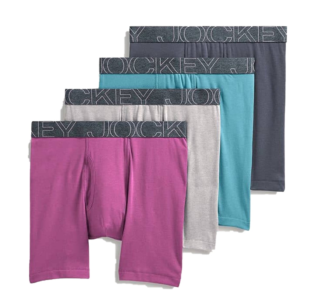 Jockey Men ActiveBlend 7" Midway Brief - 4 Pack - Walmart.com