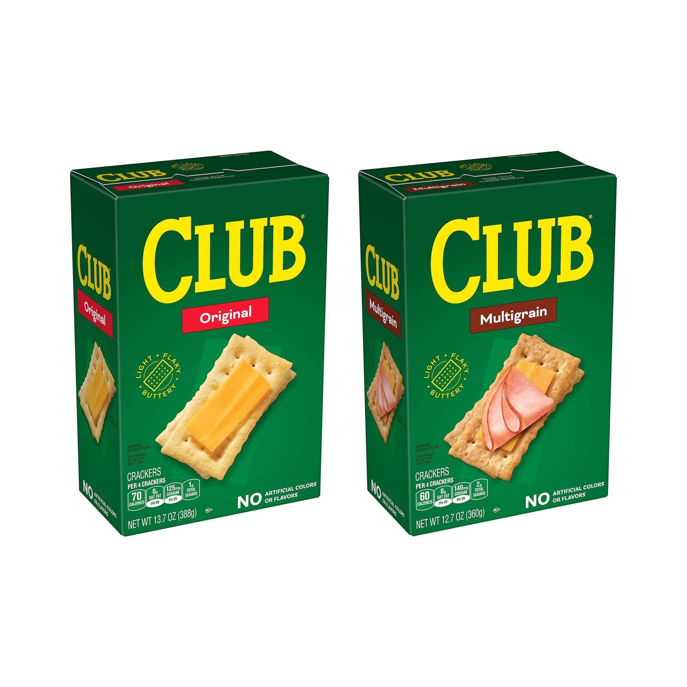 Club Crackers, Lunch Snacks, AKF18 Snack Crackers, Variety Pack (3 Boxes)