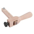 thumbnail image 3 of Wooden Hand Leather Strip Strap Adjustable Cutting Tool DIY Craft Tools Cutter with 3 Blades, 3 of 14