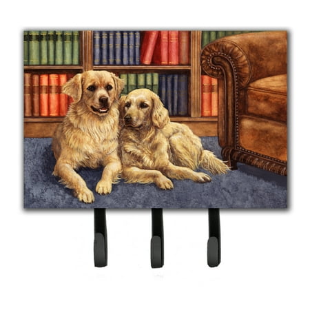 - Golden Retrievers in the Library Leash or Key Holder BDBA0289TH68
