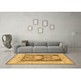 thumbnail image 3 of Ahgly Company Indoor Round Abstract Brown Modern Area Rugs, 8' Round, 3 of 4