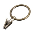 thumbnail image 6 of Uxcell 1.25" Inner Dia 3.5mm Thick Curtain Clip Hook Metal Bronze 24 Pack, 6 of 6