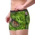 thumbnail image 2 of Fotbe Butterflies and Floral Men’s Total Support Pouch Boxer Briefs, X-Temp Cooling, Moisture-Wicking Underwear, Regular, Long-leg and Trunk-Large, 2 of 5