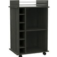 thumbnail image 7 of Pine Wood Bar Cart | Two - Tier Open Storage in Primary Living Space, 7 of 7