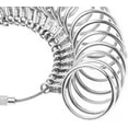 thumbnail image 2 of Medidor de anillos - Herramienta para medir anillos con 27 unidades, tallas 1-13 con medias tallas., 2 of 8