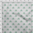 thumbnail image 4 of oneOone Polyester Spandex Sea Green Fabric Watercolor Floral Dress Material Fabric Print Fabric By The Yard 56 Inch Wide, 4 of 4