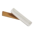thumbnail image 4 of Rectangular Succulent Flowerpot Gardening Ceramic Plant Pot with Bamboo Saucer, 4 of 6