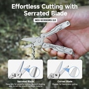 NexTool 8 in 1 Mini Multitool, Bladeless Small Multi Tool, Mini Sailor Scissors S0