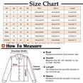 thumbnail image 3 of Baqcunre Womens Sweaters Women's D Hooded Sweater Sweater Sweater Casual V Neck Autumn And Winter Warm Plus Size Loose Sweatshirt Womens Sweatshirts Womens Fall Tops Black L, 3 of 4