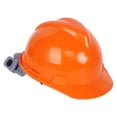 thumbnail image 2 of Casco de seguridad Gorra de plástico para casco, protección portátil ajustable para la cabeza para el trabajador, naranja Advancent AF000052-05, 2 of 7