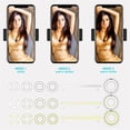 thumbnail image 4 of Selfie Ring Light with Cell Phone Holder Stand for Live Stream/Makeup LED Camera, 4 of 14