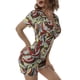 thumbnail image 4 of TRKIYQC 90s Vintage Floral Button Knitted Playsuit Mujeres Mamelucos Turn Down Collar Manga corta Parcheado Mujer Harajuku Bodycon Overoles TRKIYQC moderno, 4 of 10