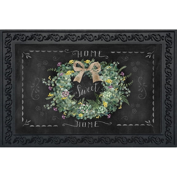 Briarwood Lane Home Sweet Home Wreath Doormat