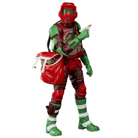 Star Wars: The Black Series Scout Trooper and Grogu (Holiday Edition) Kids Toy Action Figure for Boys and Girls Ages 4 5 6 7 8 and Up (6")