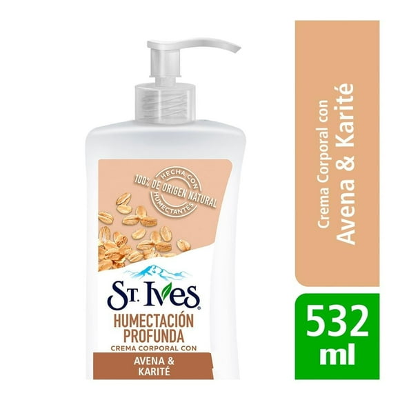 Crema corporal St. Ives avena y karité 532 ml