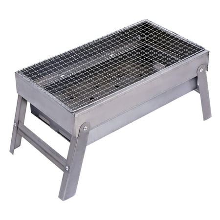 RedSwing Portable Charcoal Grills, Folding Heavy Duty Small Tabletop BBQ Grill, Easy to Carry Outdoor Camping Grill for Tailgating Backpacking Hiking Picnic Hiking Cooking