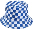 thumbnail image 2 of CoCopeaunts Plaid Bucket Hats Mens Fashion Reversible Fisherman Hat Street Travel Sunscreen Double Sided Wear Sun Cap for Women, 2 of 8