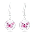 thumbnail image 3 of Stylish Ribbon Stud Earrings for Cancer Awareness - Elegant Accessories for Women, 3 of 6