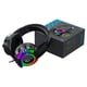 thumbnail image 2 of Auriculares con cable RGB para juegos, micrófono USB, cancelación de ruido y control de audio, supraaurales, ergonómicos, para juegos en 1, para gamers, conductores, escuela, con micrófono, Turtle, 2 of 8
