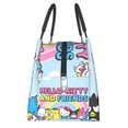 thumbnail image 4 of Lsque Sanrio Pattern Portable Insulation Lunch Bag, Insulated Food Delivery Bag, Meal Grocery Tote Insulation Bag Large Capacity Reusable Warming Bag, 4 of 9