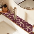 thumbnail image 2 of Yayeee Faucet Mat for Kitchen Sink 14.7" Diatomite Long Splash Guard Pad, Red Circles, 2 of 7