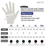 DEX FIT FN330 Black Multipurpose Nitrile Coated Work Gloves, Large, Firm Grip, Durable, 12 Pairs