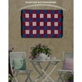 thumbnail image 3 of 4th of July Outdoor TV Cover 30 to 32 Inch Weatherproof, Independence Day Red Blue White Plaid Checkered 600D Oxford TV Covers with Waterproof Zipper, Outside Flat TV Screen Protector 30"Wx19"Hx4.5"D, 3 of 7