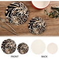 thumbnail image 4 of SKYSONIC Leopard Zebra Tiger Pot Holders Trivets, 2 Pcs Heat Resistant Trivets,Animal Print Cotton Thread Weave Mats for Hot Pads Pans Pot Bowl Teapot for Kitchen Decor, 4 of 7