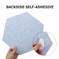 thumbnail image 4 of 6pcs Hexagon Felt Board For Wall Felt Message Board Felt Backdrop Wall Sticker Hexagon Felt Pin Board, 4 of 8