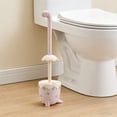 thumbnail image 5 of AURIGATE Egg Shell Toilet Brush with Holder 4.92×19.29in Soft Bristle Toilet Cleaner for Bathroom Deep Cleaning Storage, 5 of 6