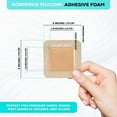 thumbnail image 5 of MedVanceTM Silicone - Bordered Silicone Adhesive Foam Dressing, Size 3"x3", (1.8"x1.8" pad), Box of 10, 5 of 5