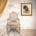 thumbnail image 3 of Chapman, Julie T. 20x23 Gold Ornate Wood Framed with Double Matting Museum Art Print Titled - Rodeo Style, 3 of 4