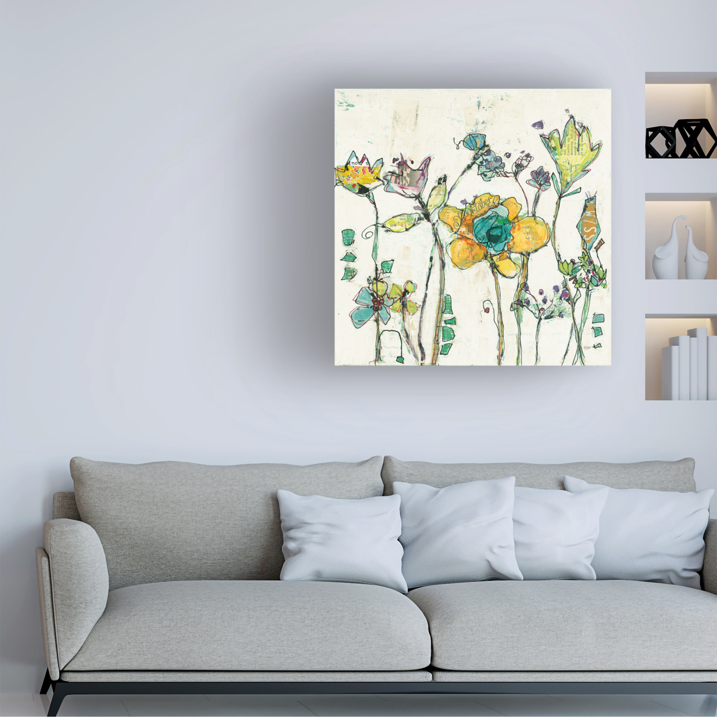 Trademark Fine Art 'Monkey and Mommy Cream' Canvas Art by Kellie Day