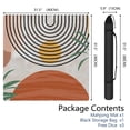 thumbnail image 2 of Premium Boho Design Non-Slip Playing Mat for Game Nights 31.5x31.5 Inch Rubber Mahjong Surface with Quiet Features for Card Games and Board Games, 2 of 7