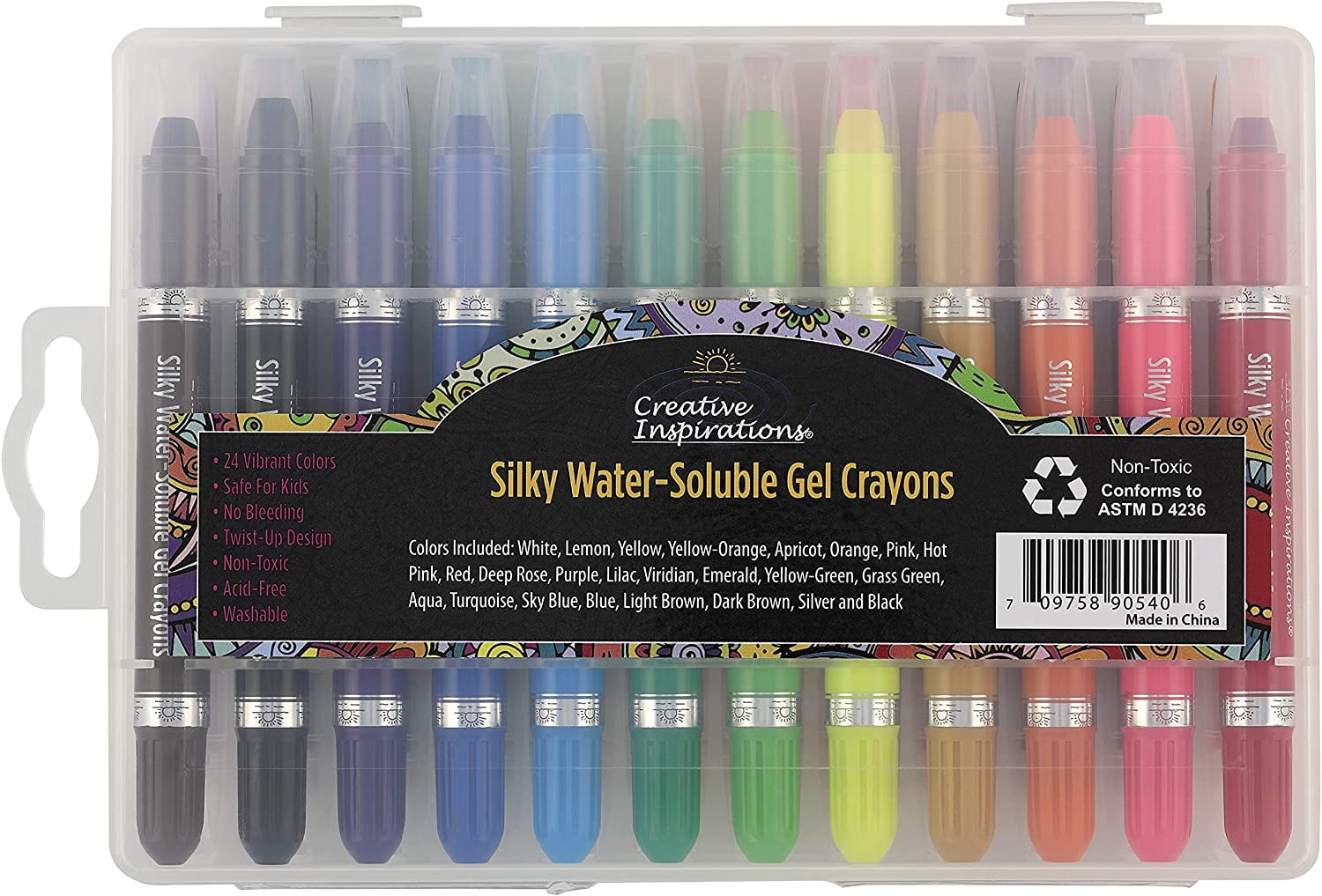 48 Vibrant Colors Of Fun: Non toxic Gel Crayons Set For - Temu