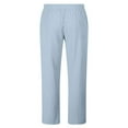 thumbnail image 3 of WEAIXIMIUNG Mens Plaid Pj Pants Men's Casual and Linen Drawstring Pants, 3 of 8
