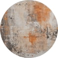 thumbnail image 2 of Addison Rugs Mayfield Premium Machine Washable Transitional Abstract Orange Round Rug, 8' x 8', 2 of 6