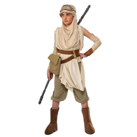 Star Wars The Force Awakens Premium Girl's Rey Costume