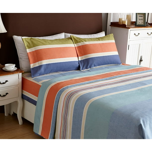 Bed Sheet Set 4Piece，Brushed Microfiber 1500 Bedding.Extra Deep Pocket