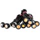 thumbnail image 1 of 10PCS versátil amarillo ámbar 9W LED Eagle Eye impermeable DRL señal de giro diurna, 1 of 8