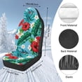 thumbnail image 7 of Uorisanigo High Back Front Car Seat Covers Universal Fit Washable Hawaiian Flower Leaves Bucket Seat Cover Protection for Cars SUV Truck, 2Pcs/Set, Cars Interior Accessories, 7 of 7