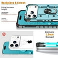 thumbnail image 4 of Case for iPhone iPhone 17 Pro Military Grade Shockproof Magnetic Attachment with Stand Case Cover,Light blue,For iPhone 17 Pro, 4 of 9