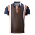 thumbnail image 3 of YDLCAFD Men's Shirt Casual Short Sleeve Button Down Lapel Suit for T Shirt Pocket Summer Fashion Solid Color Comfortable Top, 3 of 9