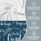 thumbnail image 2 of LHSHID Inspirational Gifts for Women Christmas Birthday Valentines Day Healing Gifts for Women Motivational Gift Ideas Inspirational Christian Gifts Faith Fleece Throw Blankets 30"x40", 2 of 7