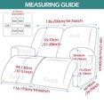 thumbnail image 4 of Funda de sofá reclinable de terciopelo, cubierta suave y lavable de Color sólido para sala de estar, brazo elástico, muebles, 4 of 4