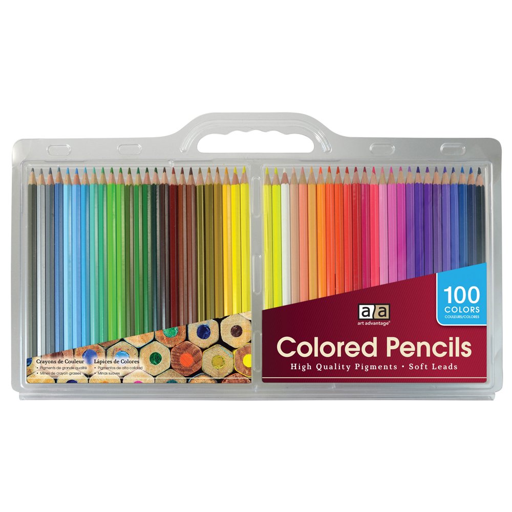 Art Advantage 100 Color Artists Colored Pencil Set