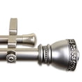 thumbnail image 2 of Kettle 1" Double Curtain Rod 48-84 inch - Satin Nickel, 2 of 2
