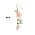 thumbnail image 5 of soumake 1 Pair Ladies Super Fairy Cherry Petal Tassel Flower Long Earrings, 5 of 7
